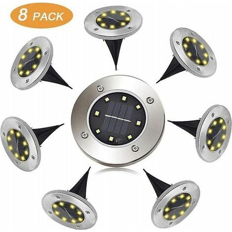 Lumières souterraines à LED lumières de pelouse solaires chaudes lumières de paysage (1/5)