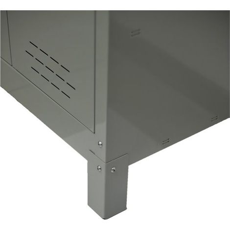 KIT 4 PIEDINI PER ARMADIO METALLICO 10 CM (1/2)