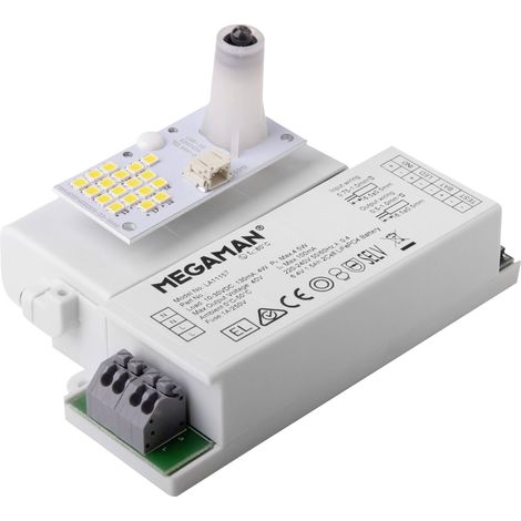 Megaman Renzo+ MM77129 Module d'alimentation d'urgence 4 W blanc neutre IP44 blanc D025052