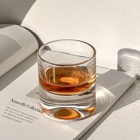Verre à whisky droit à fond épais en verre cristal transparent 210 ml pour spiritueux cocktail 2 kg – Livraison gratuite (1/5)