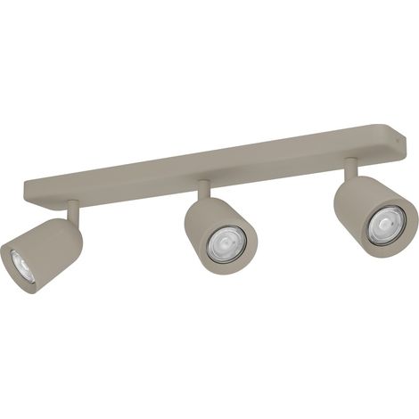 Lampe de plafond marron sable Camaldoli 3x GU10 - orientable - 902345 (1/3)