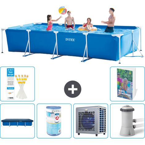 Rechteckiger Frame Pool - 450x220x84 cm - 7-teilig  S29 (1/5)
