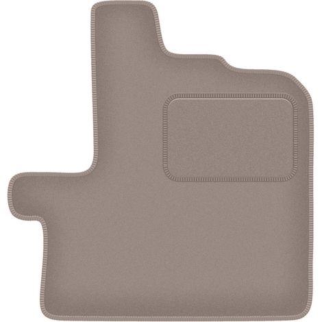 Fahrermatte aus Samt für: Citroën Jumper II Lieferwagen (2006–2014), beige