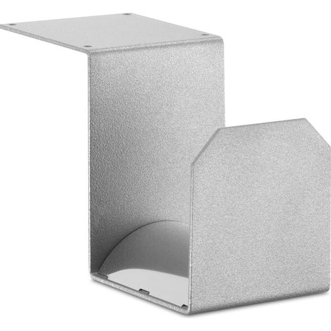 Portatubo Quadrato per Fontane da Giardino in Ferro Antiruggine Belfer 42/PGQ Alluminio (1/4)