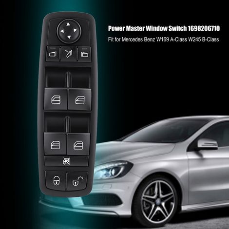 Elektrischer Fensterheberschalter Power Master für Mercedes A-Klasse W169 und B-Klasse W245 - Original Fensterheberschalter 1698206710 (1/5)