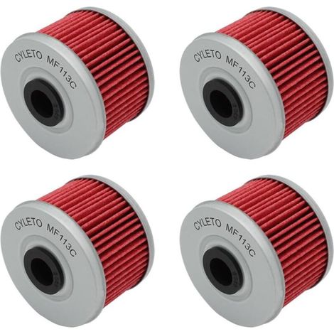 Lot de 4 filtres à huile pour XL125V XL125 V VARADERO 125 2001 2002 2003 2004 2005 2006 2007 2008 2009 2010/XL125V VARADERO DE LUXE 2011 (1/4)