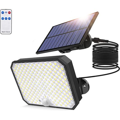 Ultra Outdoor Solar Lights, 4000 lm, Solar Floodlights with Motion Sensor and Remote Control – IPX5 Waterproof Security Lights (1/5)