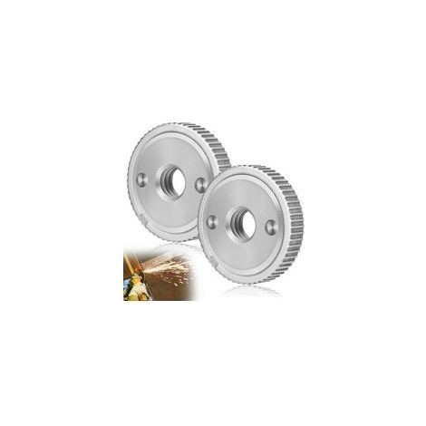 Satz mit 2 Schnellspannmuttern für M14-Winkelschleifer, passend für Flex/Bosch/Hitachi/Makita, Dewalt/Makita Winkelschleifer (1/5)