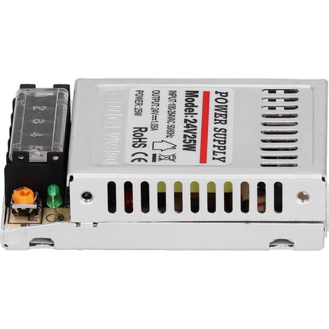 Alimentation 24V 25W pour caméras de surveillance, compacte et fiable (1/5)