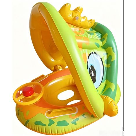 Bouée gonflable pour bébé, bouée de piscine avec pare-soleil, pour les enfants de 6 à 36 mois (1/5)