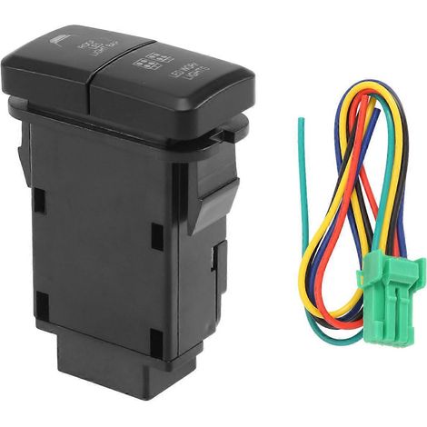 12V Auto-Doppel-LED-Lichtleiste Blau/Grün für Prado-