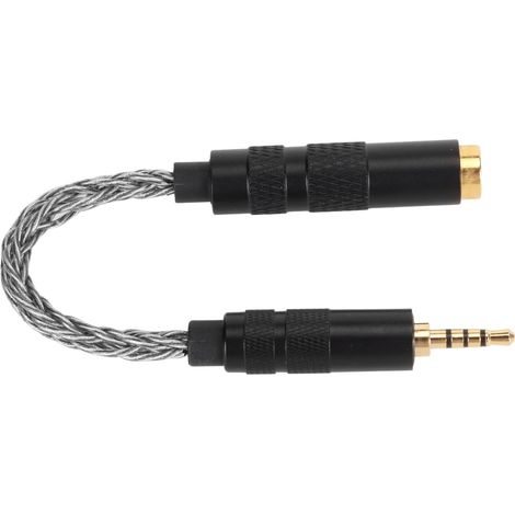 Câble d'adaptateur audio 4.4mm vers 2.5mm femelle à mâle pour casques haute-fidélité et lecteurs audio portables (1/5)