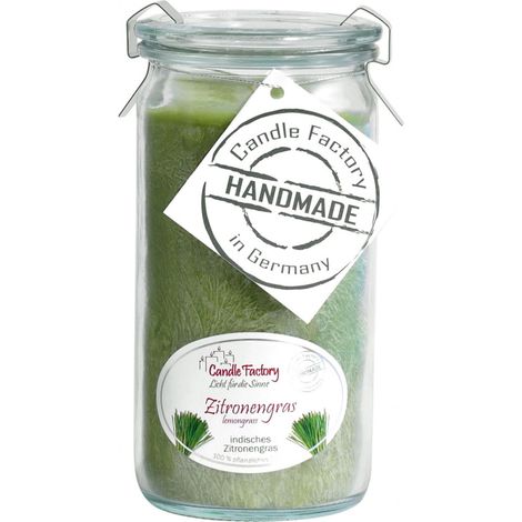 Candle Factory Mini Jumbo Zitronengras Duftkerze Dekokerze 307121