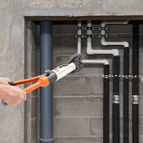 V+TH Profi Presszange V-Kontur Und TH-Kontur, für Kupferrohr, Edelstahlrohr, Edelstahlrohr Und Verbundrohr Backeneinsätze V12 V15 V18 V22 V28 Und TH16 TH20 TH26 TH32 incl