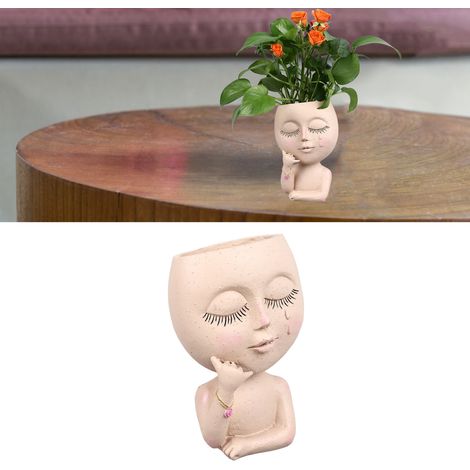 Visage de déesse, mignon et unique, style larme blanche de grand diamètre 4 (1/5)