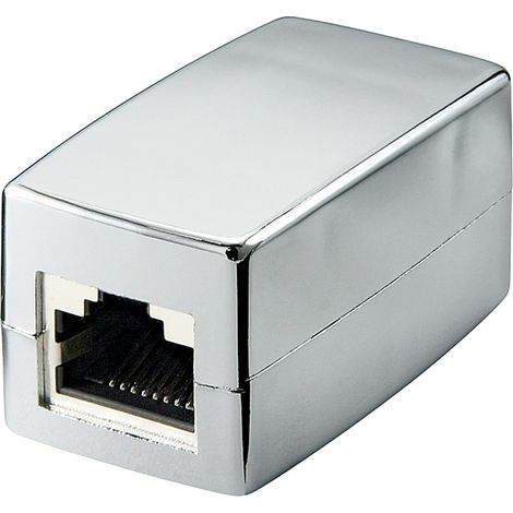 goobay Conector modular CAT 5e RJ45 2 x F CROSSOVER