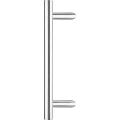 Poignée de porte en forme de T Gripon 70cm en acier inoxydable incliné - 0035.432841 (1/2)