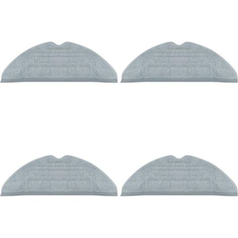 Compatibles avec Roborock S8 / S8+ / S8 Pro Ultra / G20 – Lingettes de serpillière à double vibration (pièces de rechange pour aspirateur robot, lot de 4) (1/5)