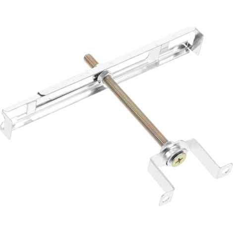 Support de Fixation pour Luminaire Argenté Réglable pour Plafond et Mur (1/5)