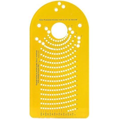 Gabarit de découpe circulaire en bakélite haute dureté, modèle 200J, pour défonceuse plongeante (1/5)