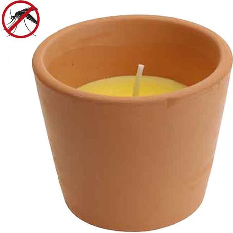 6 Candele Terracotta Citronella ø5,5x5cm Euro/unita