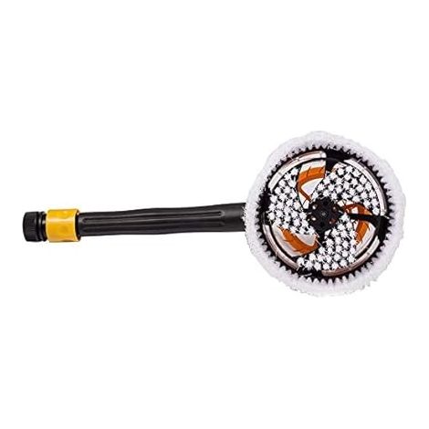 Black Rotating Car Wash Brush Hydraulic Power Car Seat Car Wash Window Wall (1/5)