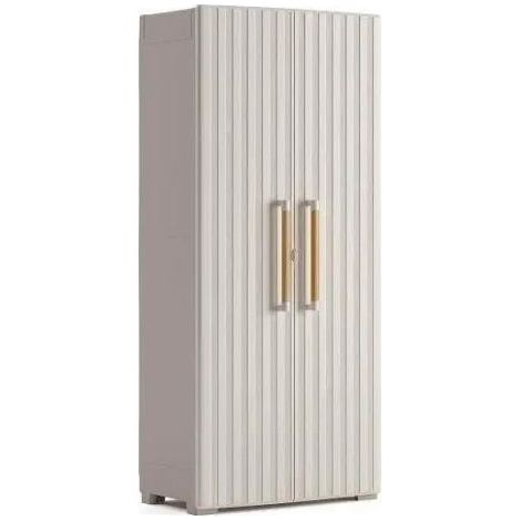Armario Keter Groove alto sabbia/beige 80x45x180 (1/2)