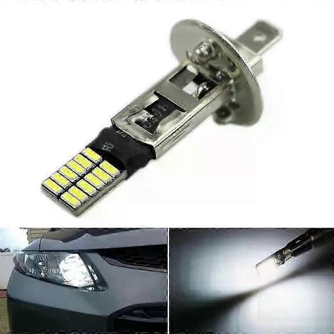 1 Stück neue Scheinwerferlampe 6500K HID Weiß 24-SMD H1 LED Ersatzbirne Passend für Nebelscheinwerfer Fahrlicht-JXLGV (1/5)
