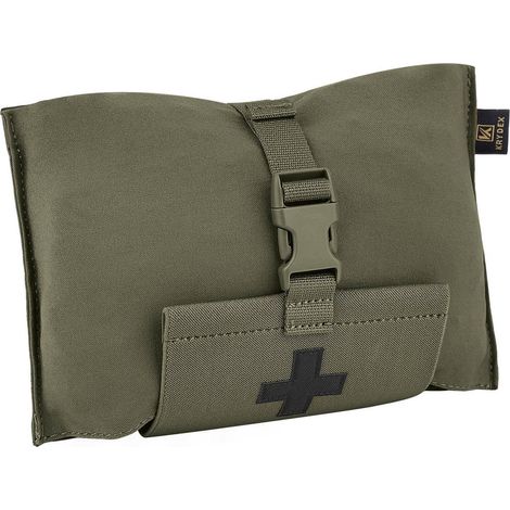 Taktische Erste Hilfe Tasche IFAK MOLLE & Gürtel kompatibel, Outdoor Medizintasche Ranger Grün