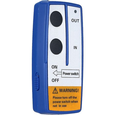 DC12V Universal-Funkfernbedienungsset für Seilwinden, 12V, 15 m Reichweite, 2 Fernbedienungen mit Kontrollleuchte für Tru