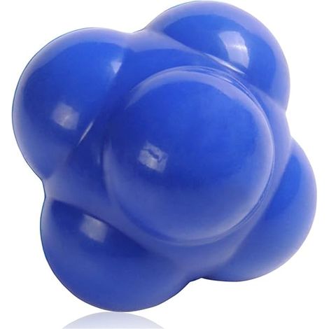 Ballon De Réaction - En Silicone - Design À Six Hémisphères - Pour Entraînement De Coordination Œil-Main Et Réflexes - Usage Extérieur Et Intérieur - 1 Pièce (1/3)