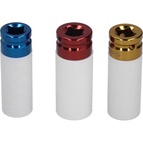 3 Manchons de Protection Colorés pour Pneus 1/2, Accessoires d'Outils à Main, Équipement Pneumatique (1/5)