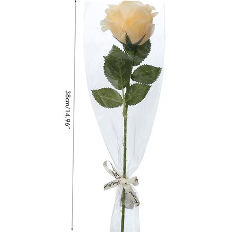 4er-Pack künstliche Rosen mit LED-Beleuchtung – Leuchtende Rosenblüten als Geschenk für Ehefrau, Freundin, Oma, Muttertag, Valentinstag, Geburtstag oder Hochzeitstag (1/5)