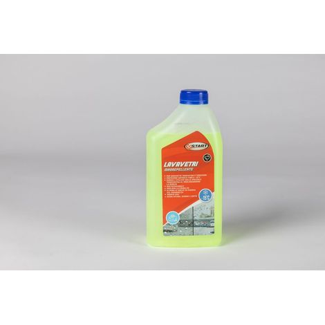 Lavavetri idrorepellente auto da 1 litro, per vaschette tergivetro e tergifaro, multistagionale, antigelo fino - 15 gradi, antigoccia (1/2)