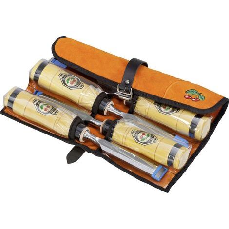 Jeu de 2 charpentiers 4 pièces, dans un sac en cuir velours Kirschen 1958000 C681091