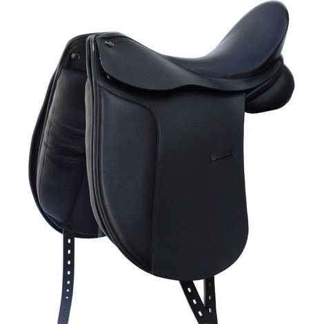 17", nero: Sella da dressage Winner Wien in cuoio con arcione regolabile