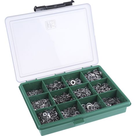 Rondelles en Acier Inoxydable A2 304, 2700 pièces ( Prix pour 1 Kit ) (1/4)