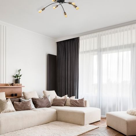 Deckenlampe Black-Metal-Flair (1/5)