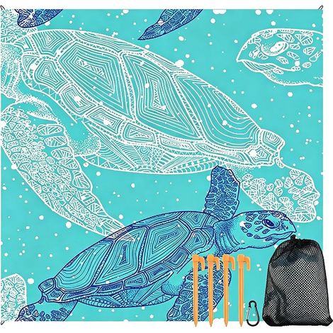 Esterilla de playa impermeable 210 x 200 cm - Gran manta antiarena para camping, senderismo y picnics (1/5)