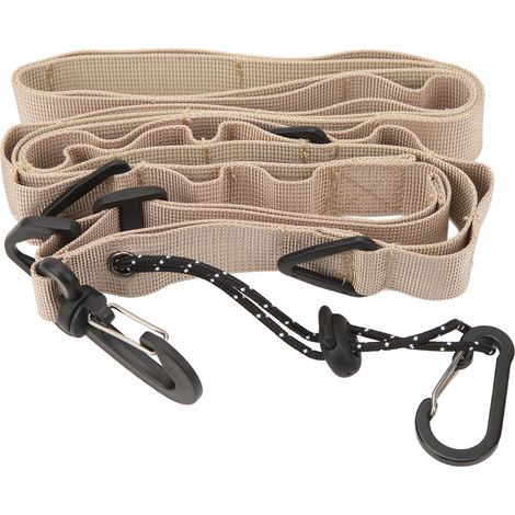 Sangle de Rangement Camping Polyvalente Anti-Dérapante avec Anneau Triangulaire pour Équipement de Plein Air (1/5)