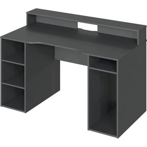 KIT SCRIVANIA CM 136X67X88H ANTRACITE