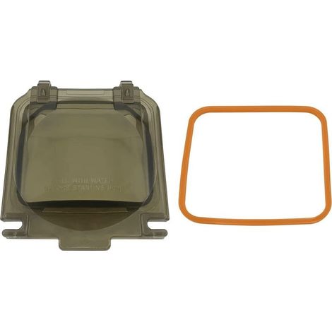 Couvercle de préfiltre pour pompe de suralimentation, joint inclus - Noir - SPX1600D - Hayward (1/4)