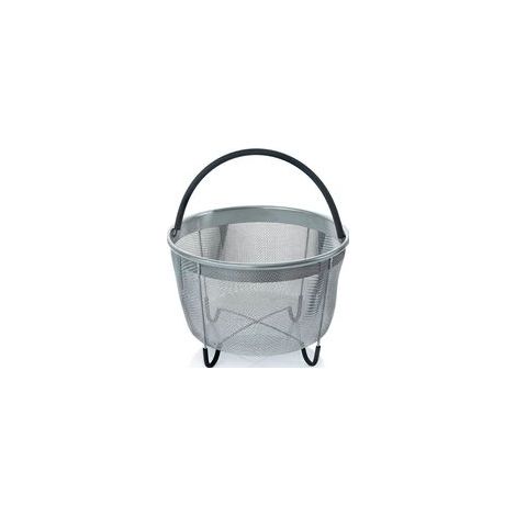 Panier vapeur en acier inoxydable 6 QT pour légumes, compatible autocuiseur – (1/5)