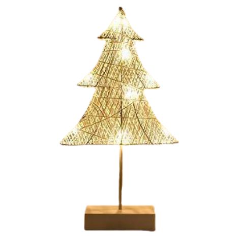 Lampe de table en coeur rotin (1/4)