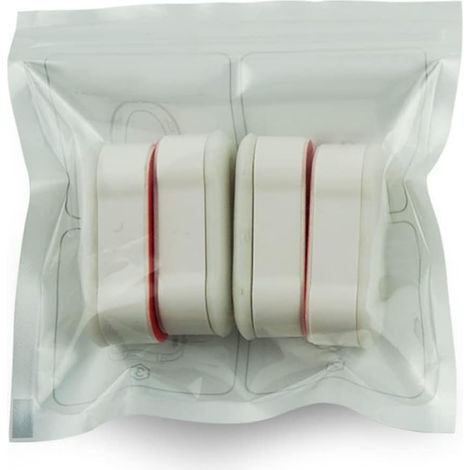Lot de 12 joints adhésifs rechange pour abattant toilettes, protections salle bain. (1/5)