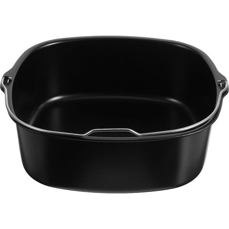 Plaque de friteuse à air en métal 20 cm (8 pouces), noire (1/5)