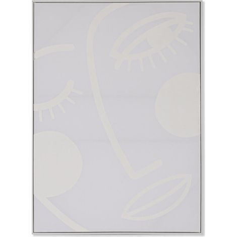 Tableau Toile Foam 103X4,5X143 Visage Abstrait 3D (1/4)