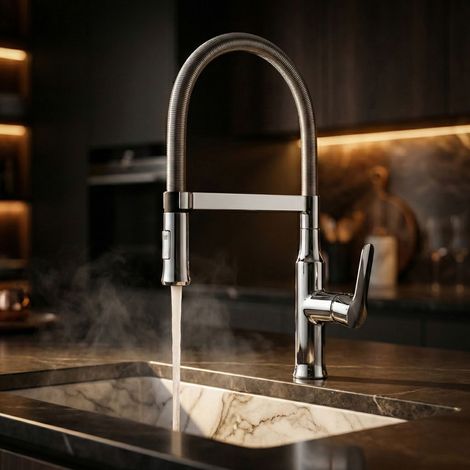 PaulGurkes Robinet de cuisine avec douche flexible (1/5)