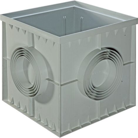 POZZETTO STANDARD 20X20 GRIGIO CON COPERCHIO - AIRGAMA (1/2)