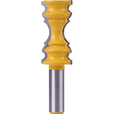 Fraise à moulurer pour cimaises de grande taille et à queue de 1/2 pouce pour outils de travail du bois (1/5)